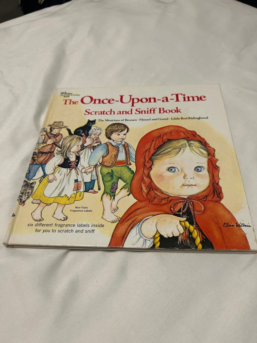The once upon a time scratch sniff book, Eloise Wilkin Ruthanna Long, golden